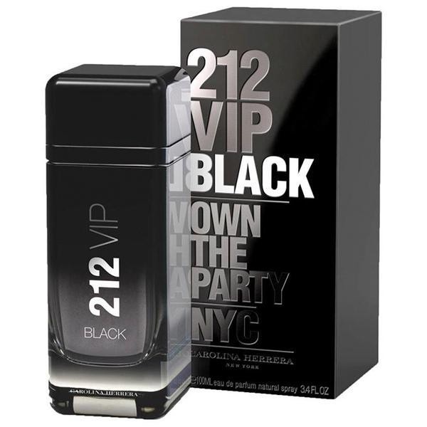 Perfume 212 VIP Black Carolina Herrera Eau de Parfum 100 Ml